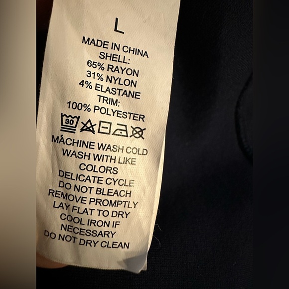 Kate Spade Elegant Navy Blue Dress size L - Picture 2 of 12